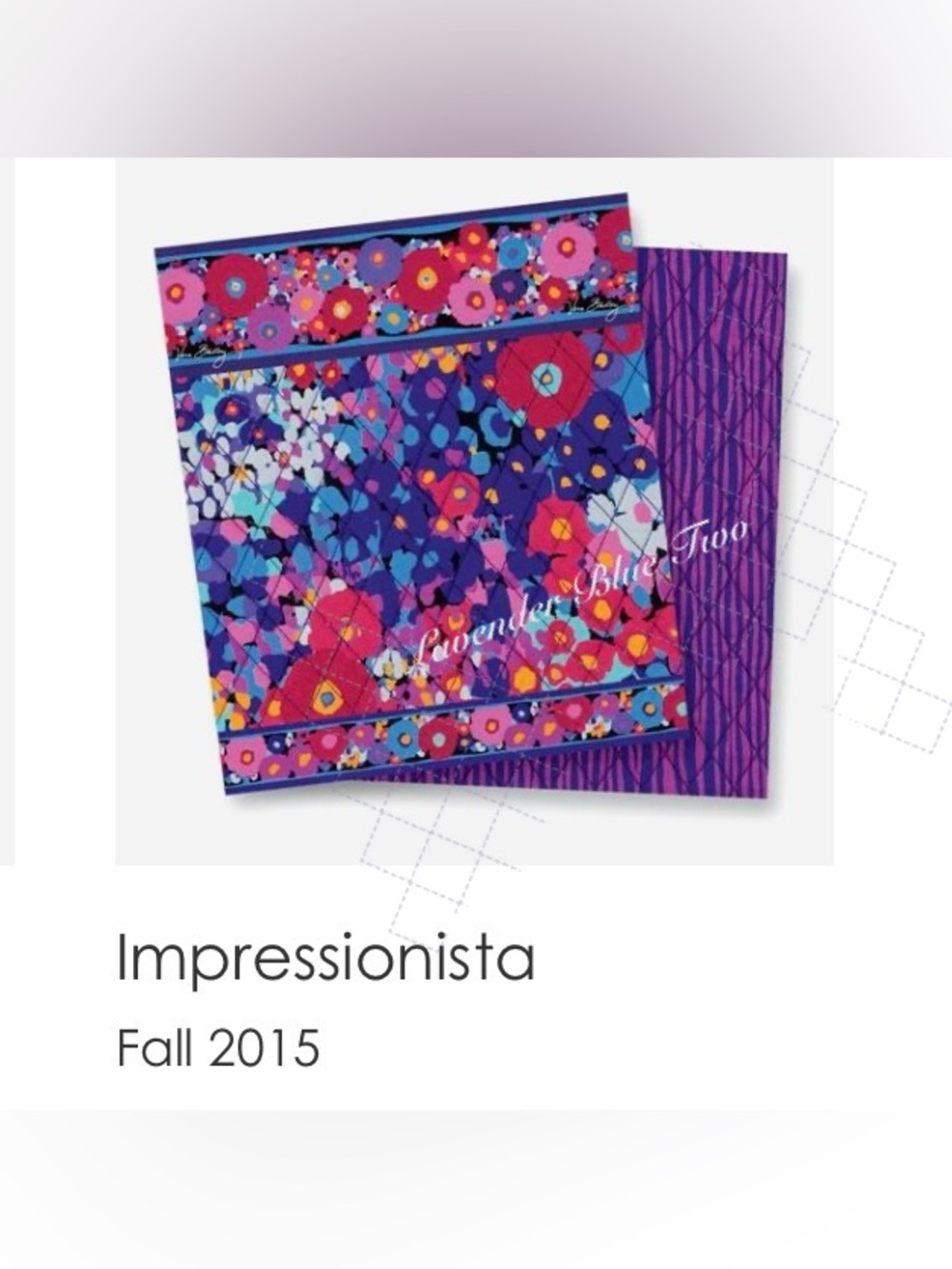 VERA BRADLEY Impressoinita 2015 Large Duffle Bag 2 Handles Zip Top Pink Purple - Picture 12 of 12